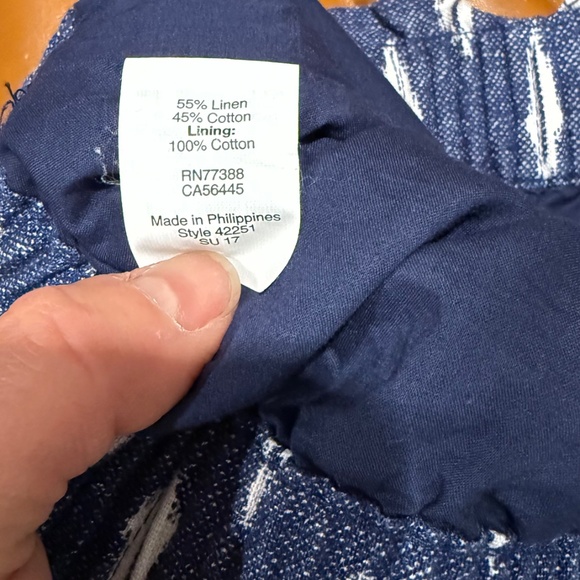 J Crew Linen blend Ikat mini skirt - Picture 6 of 6